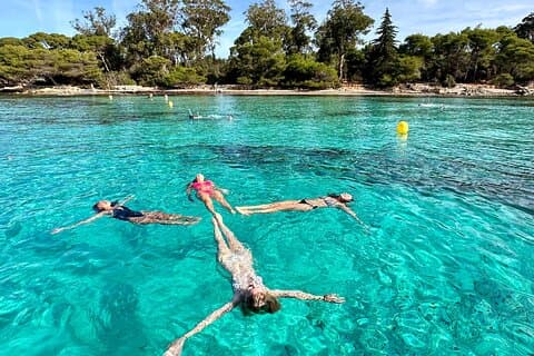 Von Nizza : Bootsausflug Lerins Islands mit Schnorcheln