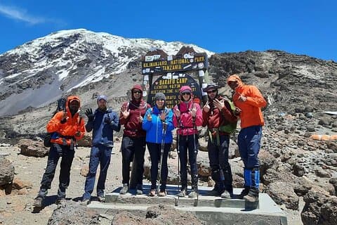 6 dager Mount Kilimanjaro Machame rute