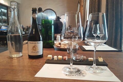 Degustazione di vino privata personalizzata. (Visita facoltativa Giraffa/Ghepardo)