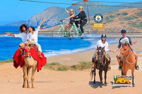 Sky Bike, Horseback Riding, and Free Camel Ride in Cabo San Lucas