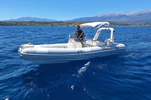 Chania Private Boat trip with or without Skipper