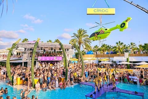 Ibiza Pool Party and Club Tour including O Beach and Eden Club