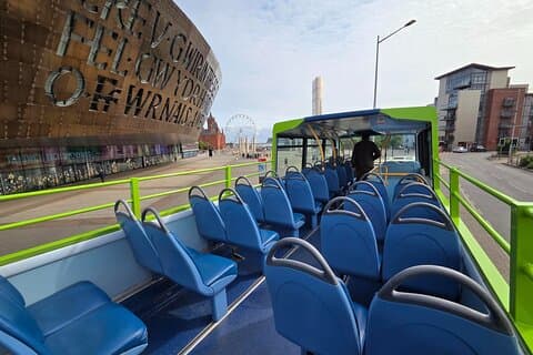 Cardiff City Sightseeing Open Top Bus Tour