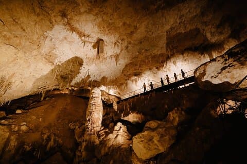 Tour totalmente guiado de Jewel Cave (ubicado en Australia Occidental)