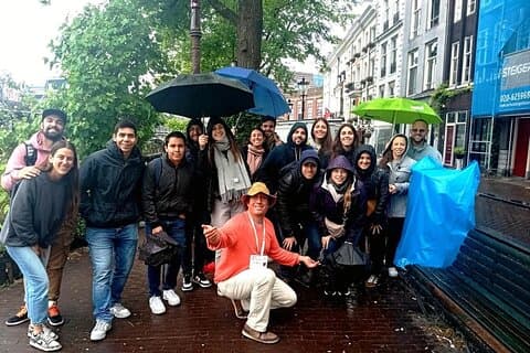 Walking through Amsterdam past and present