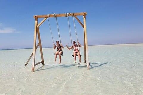Orange bay Island Parasailing, Snorkeling with Lunch - Hurghada
