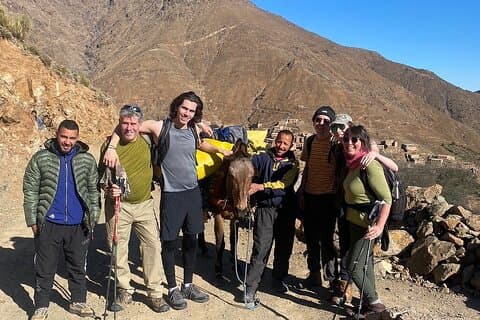 2-Day Atlas Mountains Trek: Azzaden Valley to Imlil via Tizi Mzik