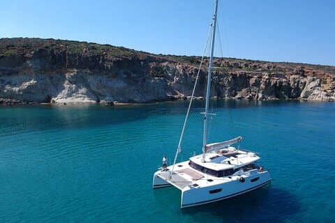 Private Catamaran Half Day Afternoon Cruise with Sunset: Kleftiko