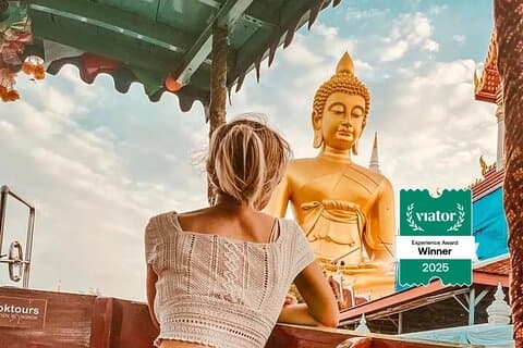 Dold Bangkok Longtail båttur till Big Buddha och kanallivet 2 timmar