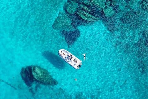 Von Olbia: Schlauchboottour mit Schnorcheln in Tavolara