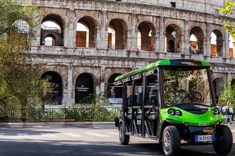 Golf Cart Tour Rome: Glide By Ancient Wonders & Hidden Gems