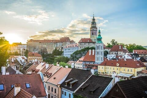 Visite de Prague à Cesky Krumlov