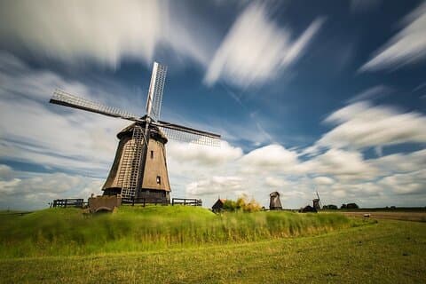 Ikke-turistisk landdistrikter Tour Vindmøller og ost gårde