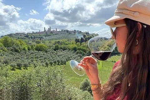 Hurtig toscansk flugt fra Firenze: Hoteller i nærheden af San Gimignano & Wine Experience