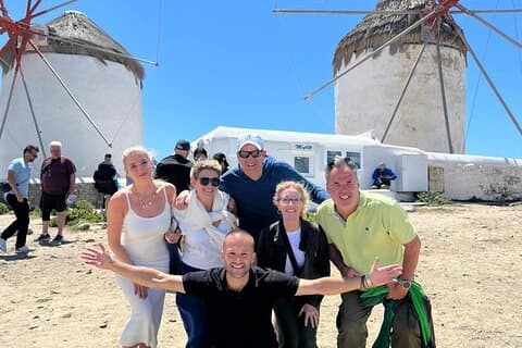 Visite de Mykonos en petit groupe pour les croisiéristes — Port Pickup