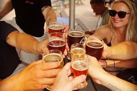 Bikes, Bier und Happen: Stadt Essen, Trinken & Fahrradtour