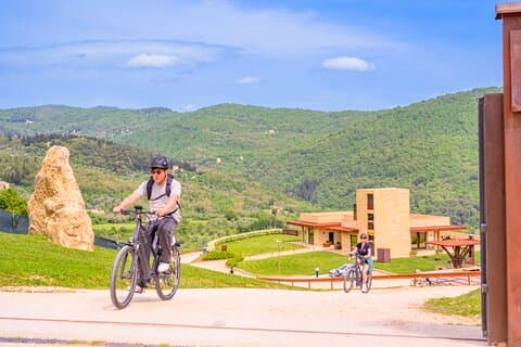 Florence: E-Bike Tour to a Tuscan Village with Olive Oil or Pool