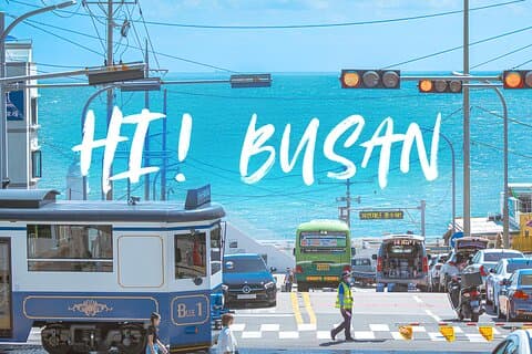 Busan Tour : Sky Capsule, Gamcheon, Haeundae Blueline Park & meer