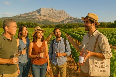 Halvdags vingårder og vinsmaking fra Aix en Provence