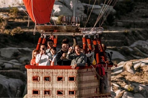 Montgolfière de Cappadoce ouverte au report