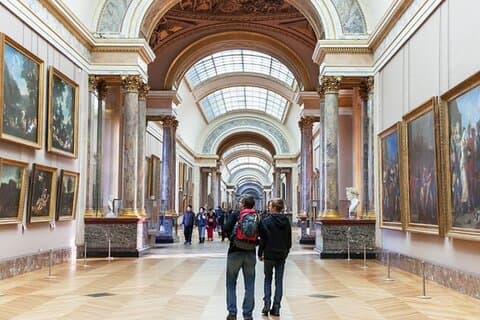 Paris: Louvre vandretur med museum indgang
