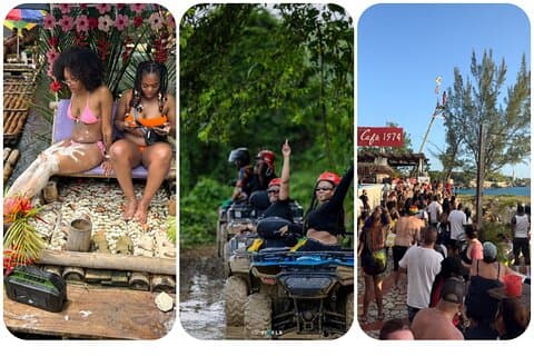 Bambus-Rafting, ATV und Ricks Café in Jamaika Tour