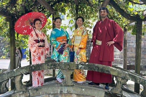 Traditionell Kimono upplevelse i Nagasaki