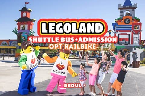 LEGOLAND billett med transport og opt jernbane dagstur fra Seoul