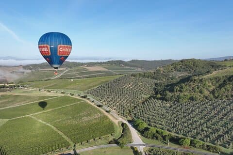 Volo in mongolfiera sul Chianti