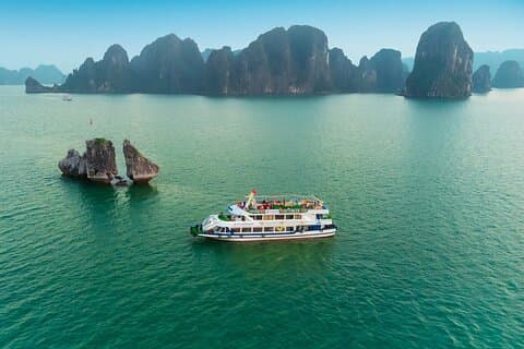 Croisière de luxe de Hanoï à la baie d’Halong – Excursion panoramique d’une journée tout compris