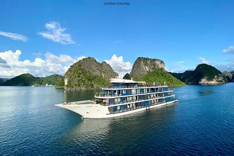 Doris Cruise Halong & Lan Ha Bay 3D2N – Suite Premium con balcón
