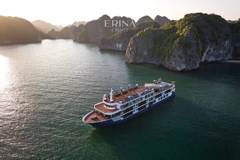 Crucero de lujo Halong & Lan Ha Bay 2D1N con cocina local