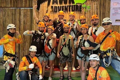 The Biggest and longest Zipline, Hawk, Koh Samui