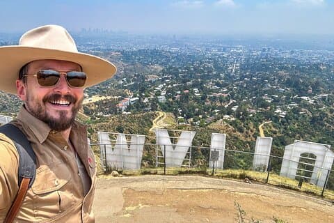 Randonnée au-dessus du Hollywood Sign