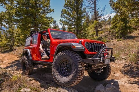 Jeep adventure in the Rocky Mountains