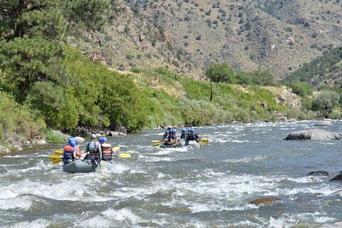 Bighorn Sheep Canyon Half Day Beginner Whitewater Rafting Tour