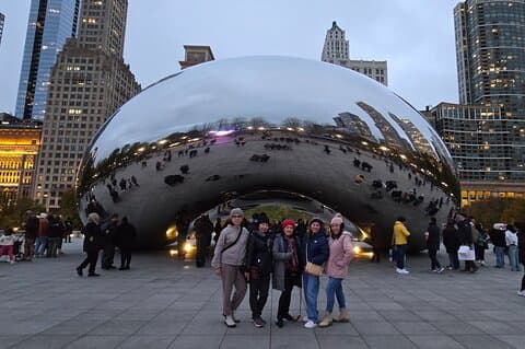 Chicago Citys ikoniske severdigheter og forstadsgems tur