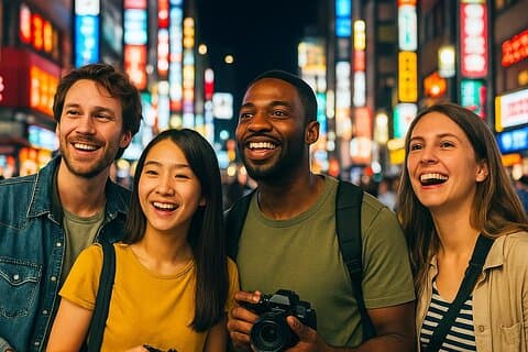 4 uur durende privénachttour in Shibuya en Shinjuku