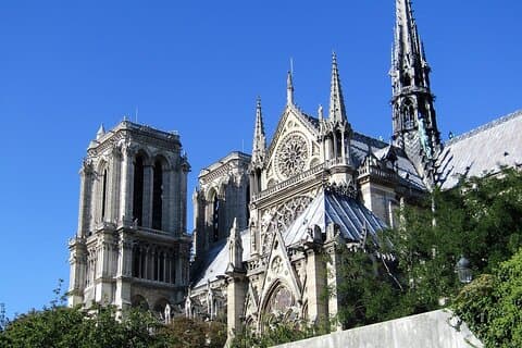 Notre Dame guidet tur med planlagt gruppe tilgang i alternativ