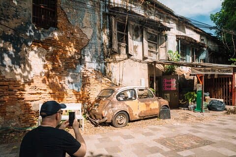 Bangkok: Verken Talad Noi tijdens een privéfototour