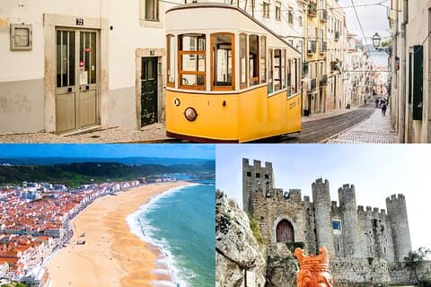 Nazaré, Óbidos and Lisbon Full-day Private Tour from Lisbon