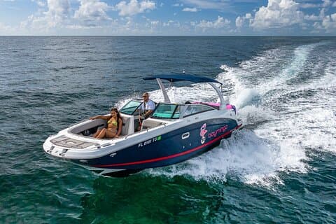 Fort Lauderdale aluguer barco aventura 28ft