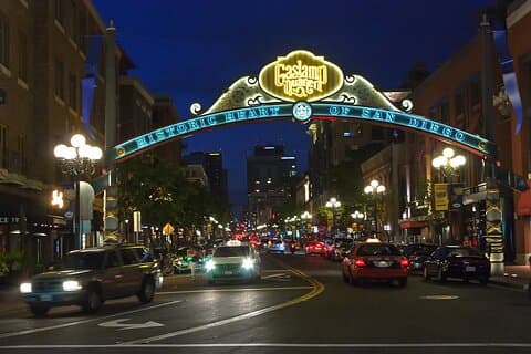 San Diego Haunted Gaslamp Quarter självguidad ljudvandring