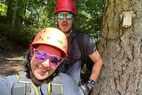 Enchanting Zipline, Ilha de Camano e passe de engano