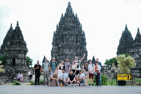 Merapi Vulkan Sonnenaufgang, Borobudur und Prambanan Erfahrung