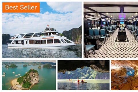 Desde Ha Noi- Bahía de Ha Long con almuerzo buffet en crucero de lujo