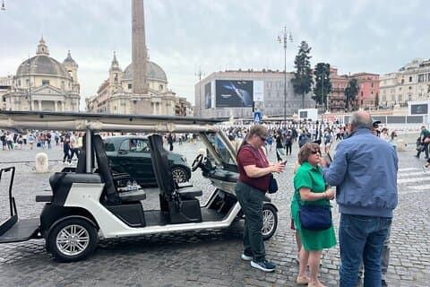 Rome Private Golf Cart Tour