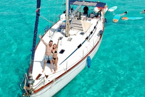 Utflukt og seilrute til Formentera