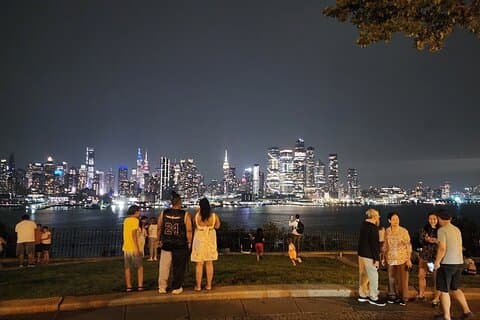 Vistas nocturnas de Manhattan