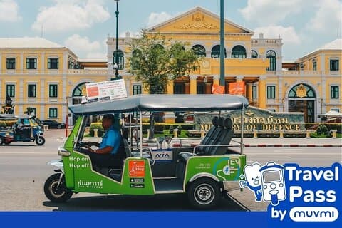 Bangkok Combo : Tuk Tuk App Pass, Chao Phraya Boat & E-sim